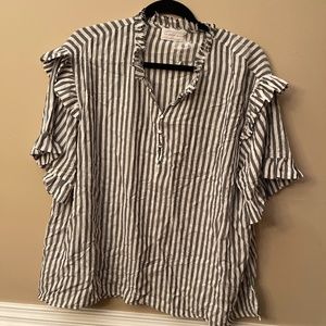 Mustard Seed ruffle top